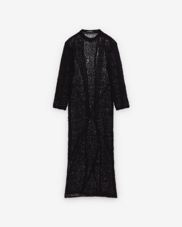 Our Legacy - Women's Tower Dress - (Black Ragged Open Linen)