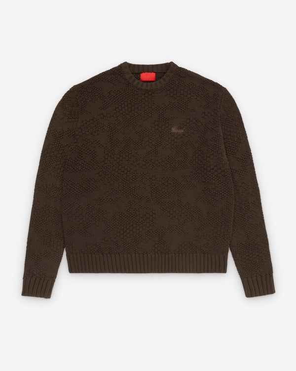 Fugazi - Men's Camotex Knit Sweater - (Brown)
