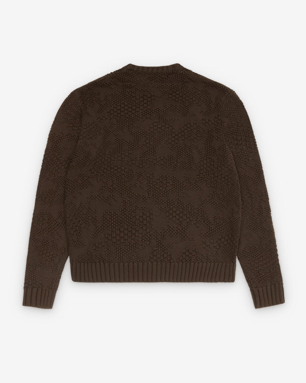 Fugazi - Men's Camotex Knit Sweater - (Brown)