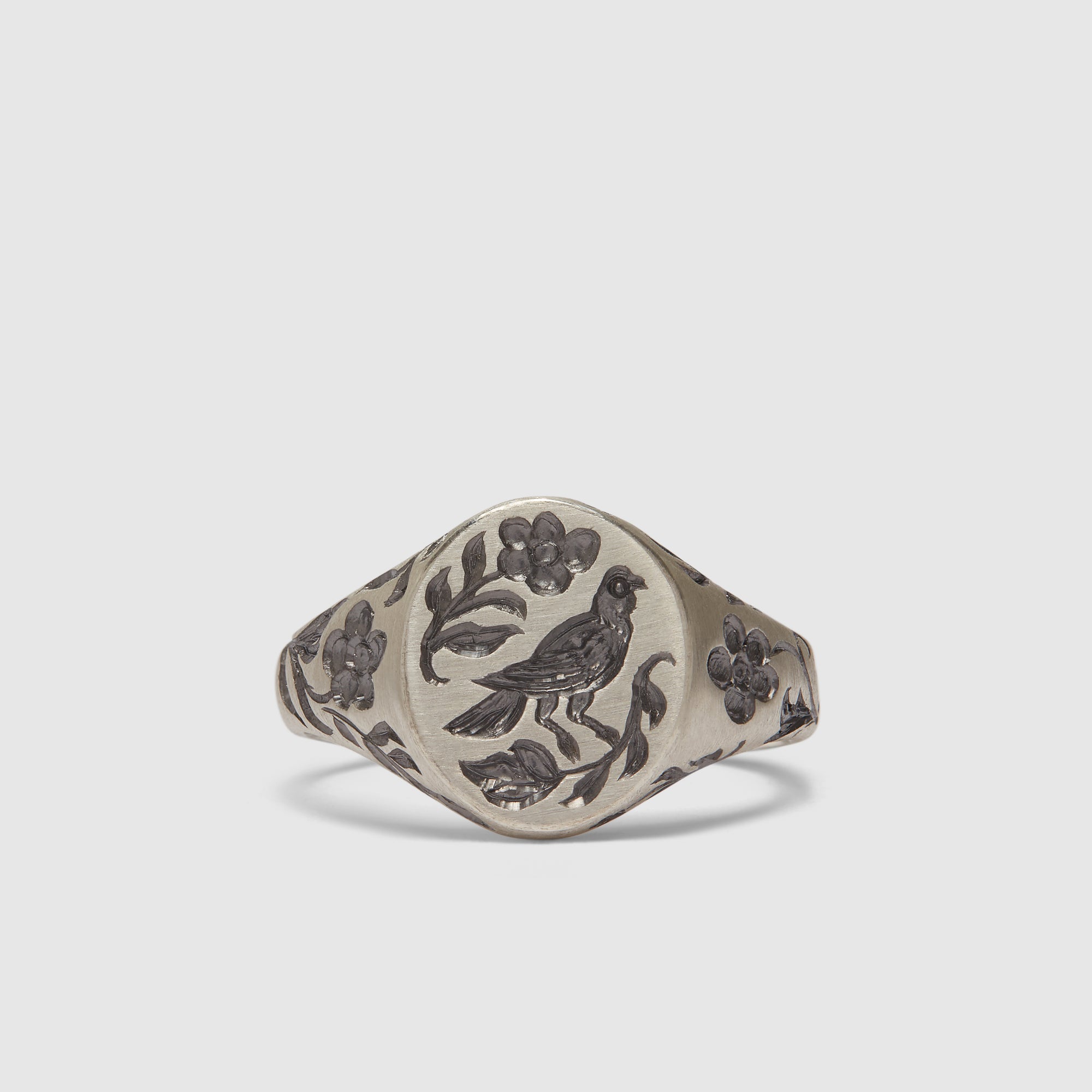 Castro - Pigeon Ring - (Silver/Black) view 1