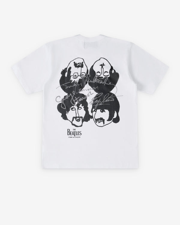 CDG Beatles - Faces T-Shirt - (White)