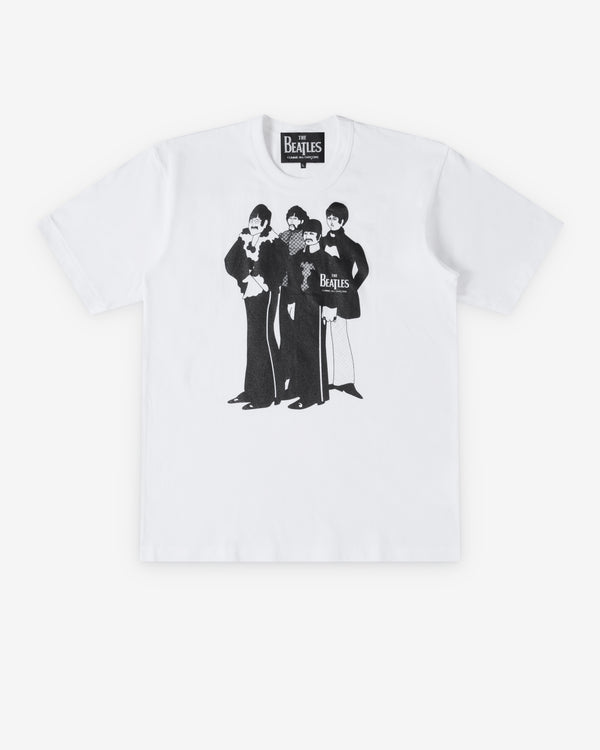 CDG Beatles - Yellow Submarine Group T-Shirt - (White)