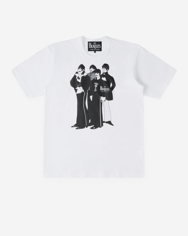 CDG Beatles - Yellow Submarine Group T-Shirt - (White)