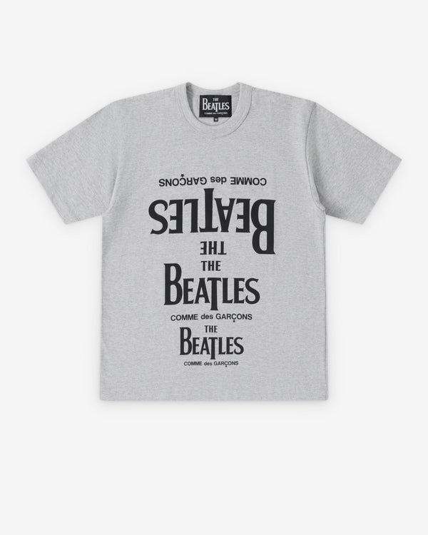 CDG Beatles - 3 Logo T-Shirt - (Grey)