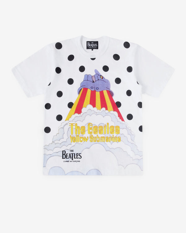 CDG Beatles - Rocket Print T-Shirt - (White)
