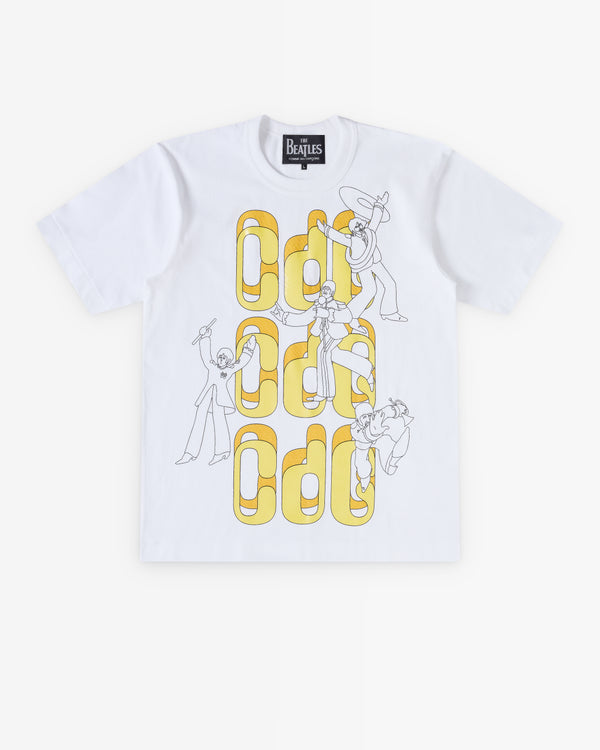 CDG Beatles - Triple CDG Print - (White)