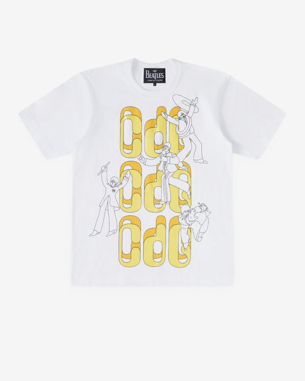 CDG Beatles - Triple CDG Print - (White)