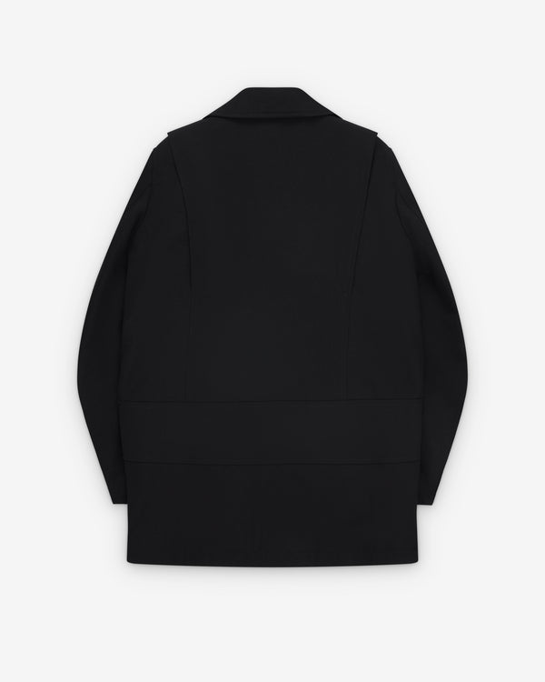 Black Comme des Garçons - Wool Biker Jacket - (Black)