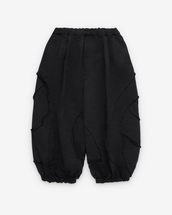 Black Comme des Garçons - Raw Edge Balloon Trousers - (Black)