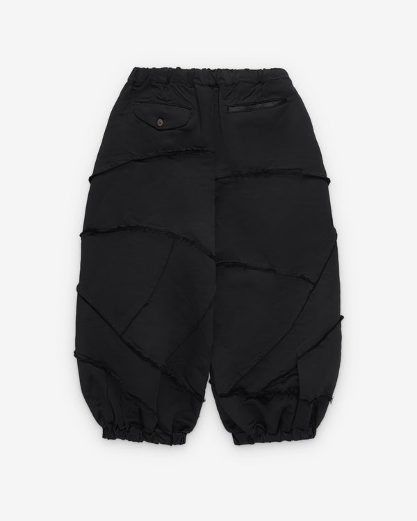 Black Comme des Garçons - Raw Edge Balloon Trousers - (Black)