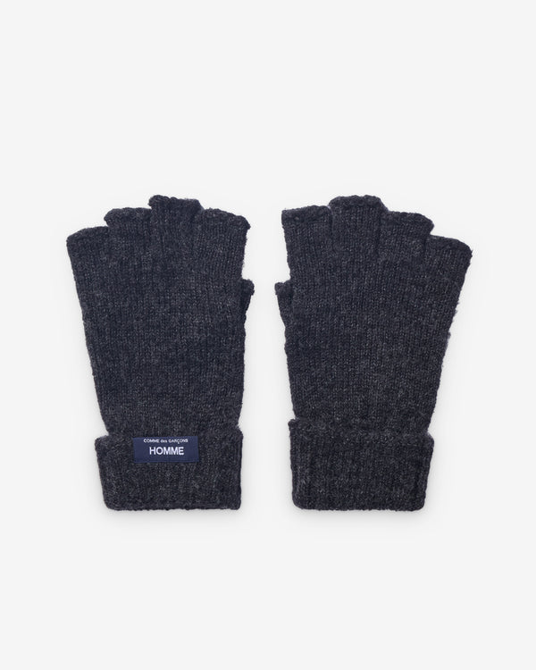 CDG Homme - Men's Fingerless Gloves - (Grey)