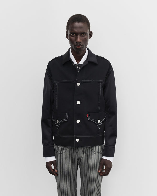Junya Watanabe Man - Men's Levi's Wool Contrast Stich Jacket - (Black)
