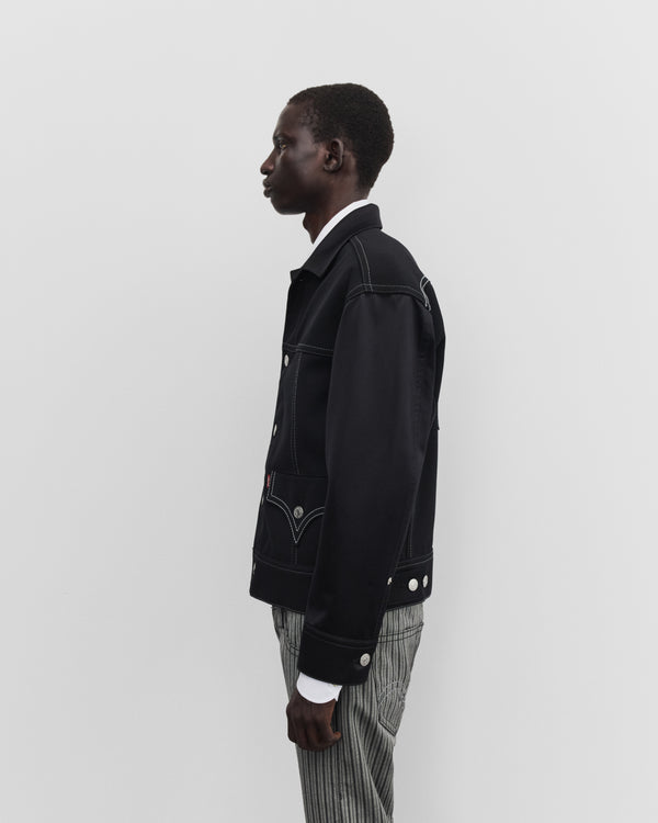 Junya Watanabe Man - Men's Levi's Wool Contrast Stich Jacket - (Black)