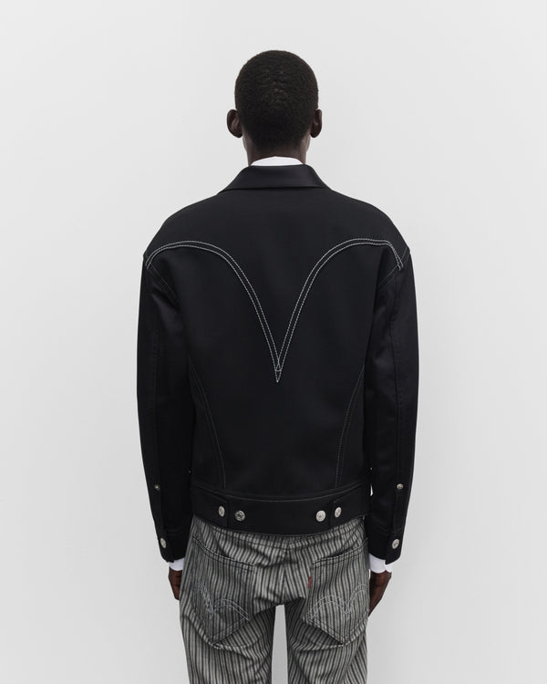 Junya Watanabe Man - Men's Levi's Wool Contrast Stich Jacket - (Black)
