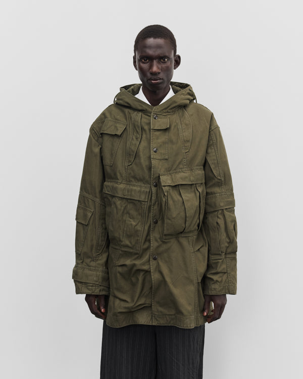 eye Junya Watanabe Man - Men's Needles Fishtail Military Parka - (Khaki Green)