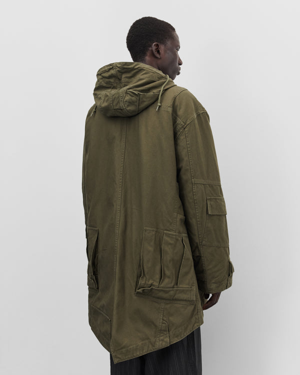 eye Junya Watanabe Man - Men's Needles Fishtail Military Parka - (Khaki Green)