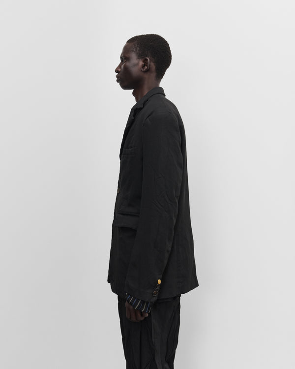 Junya Watanabe Man - Men's Garment Treated Blazer - (Black)