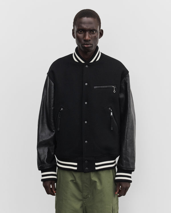 eye Junya Watanabe Man - Men's Stüssy Wool Varsity Jacket - (Black)