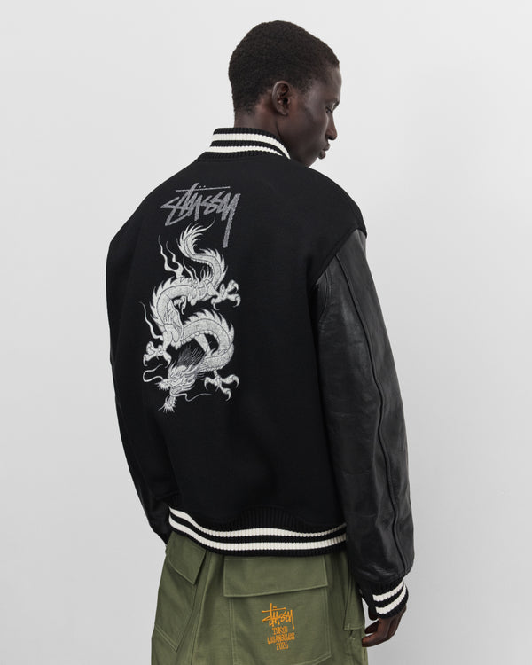 eye Junya Watanabe Man - Men's Stüssy Wool Varsity Jacket - (Black)