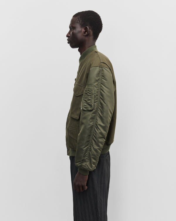 eye Junya Watanabe Man - Men's Needles Bomber Jacket - (Khaki Green)