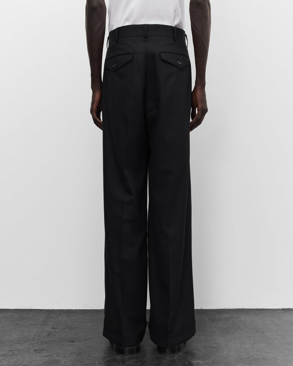 Junya Watanabe Man - Men's Pleated Suiting Trousers - (Black)