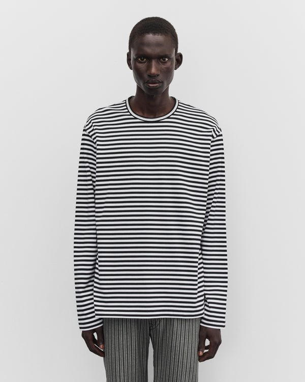 Junya Watanabe Man - Men's Longsleeve Striped T-Shirt - (Black/White)