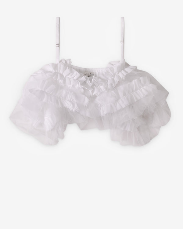 Noir Kei Ninomiya - Women's Tulle Top - (White)