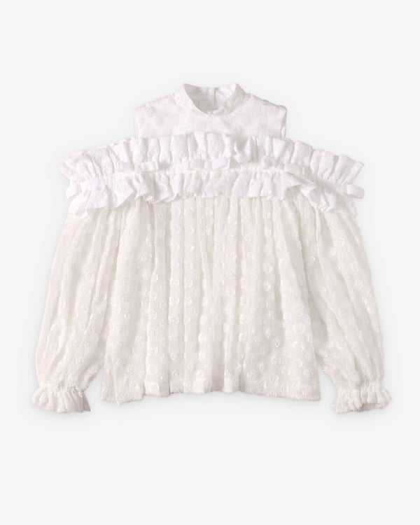 Noir Kei Ninomiya - Women's Ruffle Blouse - (White)