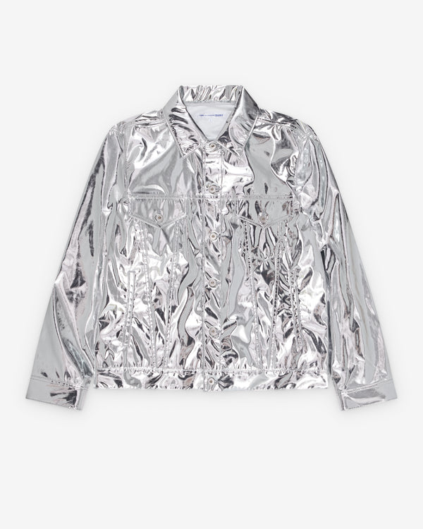 CDG Shirt - Men's Metallic Type 3 Jacket - (Silver)