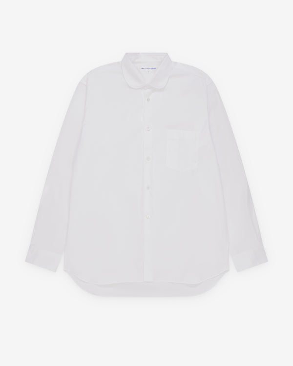 CDG Shirt Forever - Wide Fit Peter Pan Collar Shirt - (White)