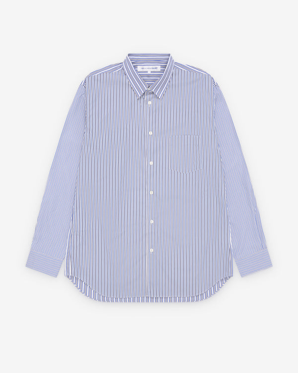 CDG Shirt Forever - Cotton Classic Fit Shirt - (Stripe 1 Mix)