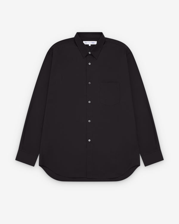 CDG Shirt Forever - Wide Fit Cotton Shirt - (Black)