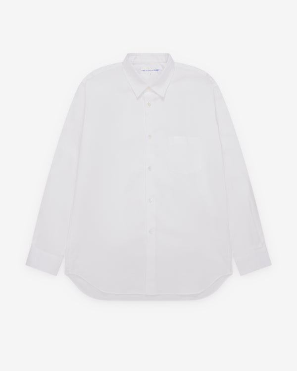 CDG Shirt Forever - Classic Fit Oxford Shirt - (White)