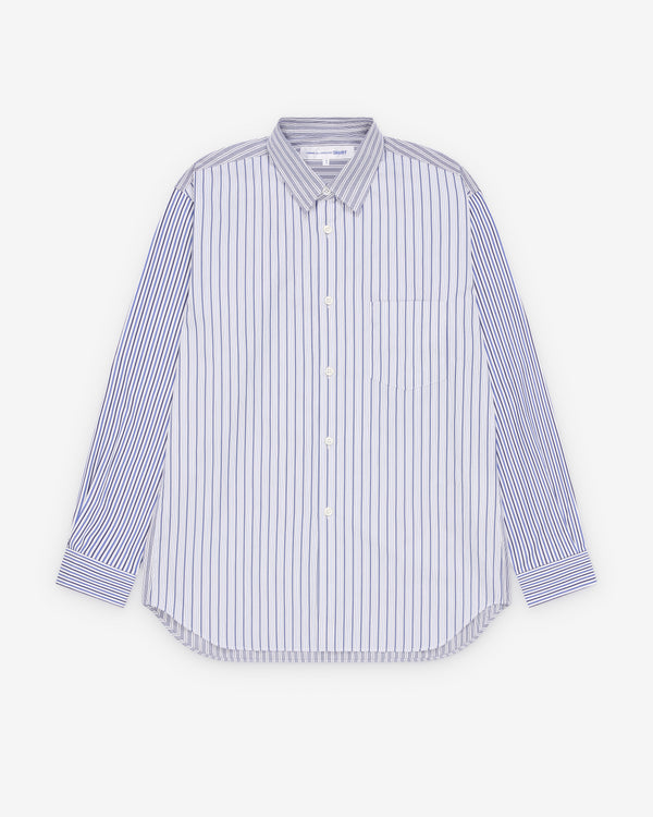 CDG Shirt Forever - Classic Fit Poplin Stripe Shirt - (Stripe)