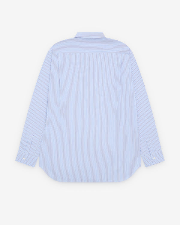 CDG Shirt Forever - Classic Fit Stripe Shirt - (Blue/White)