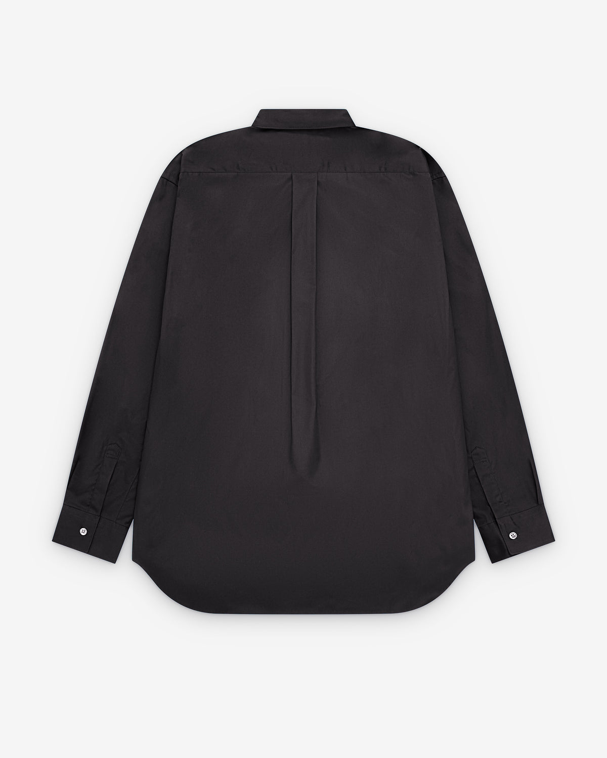 CDG Shirt Forever - Wide fit Peter Pan Collar Shirt - (Black) view 2, Click to Zoom in