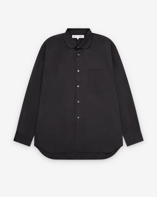 CDG Shirt Forever - Wide fit Peter Pan Collar Shirt - (Black)