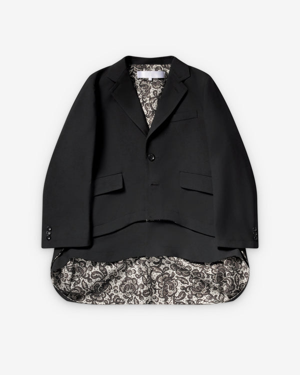 Tao - Women's Double Layer Blazer - (Black)