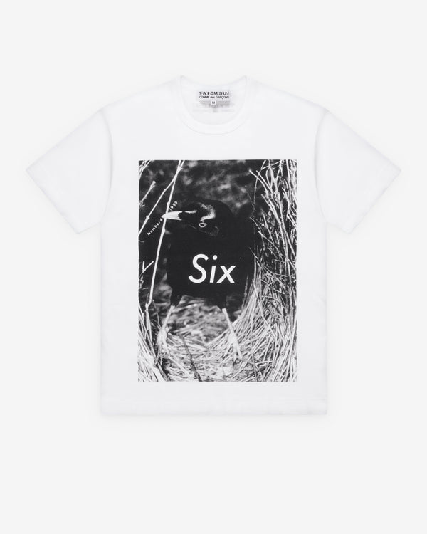 Comme Des Garçons - Six Magazine Nest Print T-Shirt - (White)