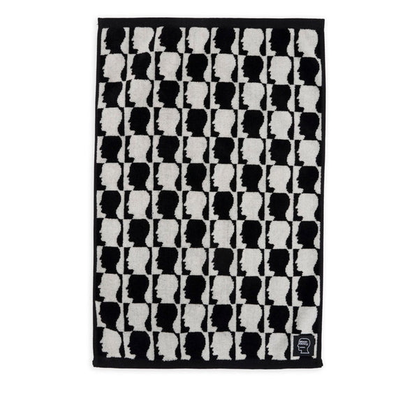 Brain Dead - Checkered Logo Head Hand Towel - (Black)