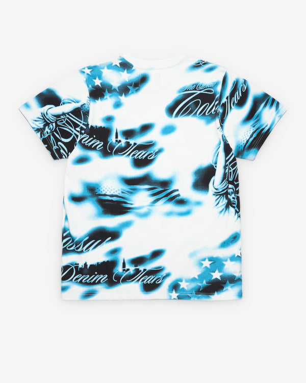 Denim Tears - Men's Cloud Camo T-Shirt - (White)