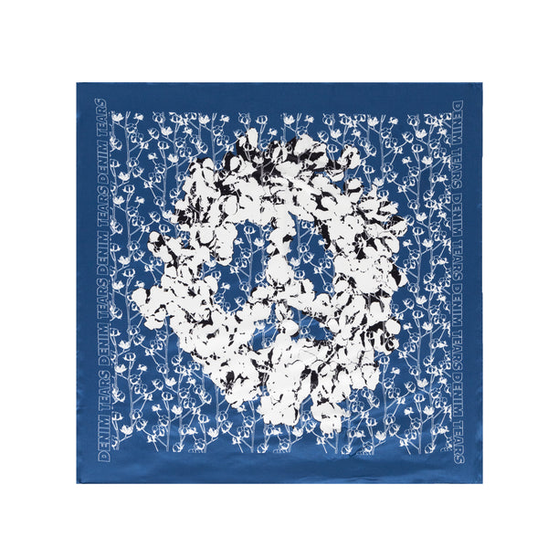 Denim Tears - Cotton Peace Silk Bandana - (Blue)