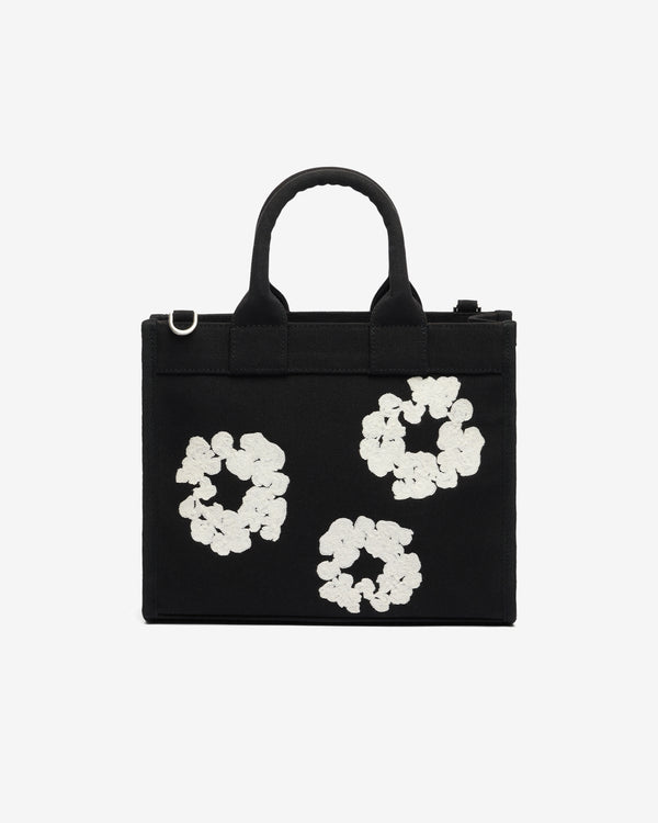 Denim Tears - Cotton Wreath Canvas Tote Bag Small - (Black/White)