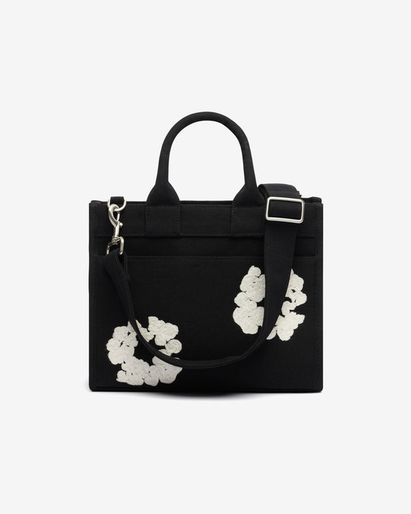 Denim Tears - Cotton Wreath Canvas Tote Bag Small - (Black/White)
