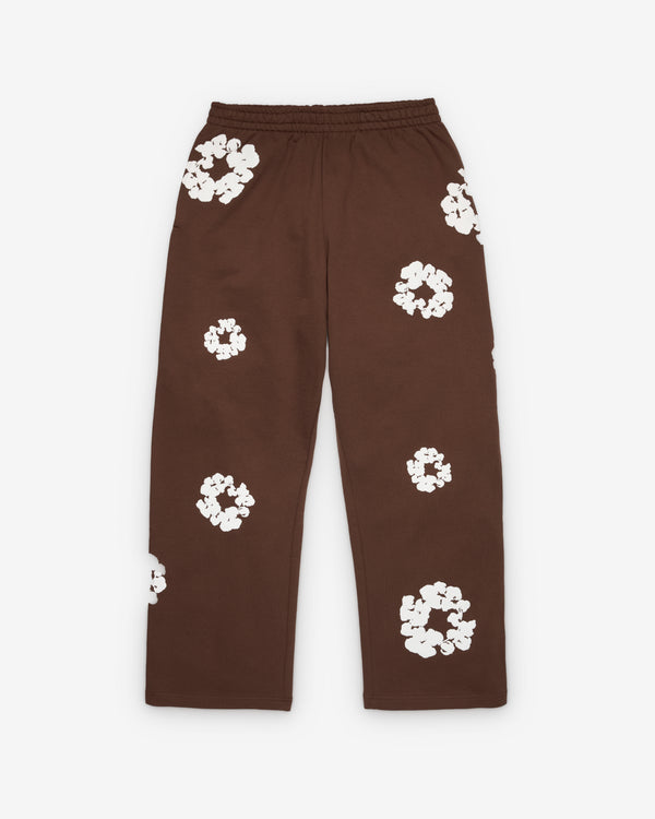 Denim Tears - Men's Cotton Wreath Open Hem Sweatpants - (Brown)