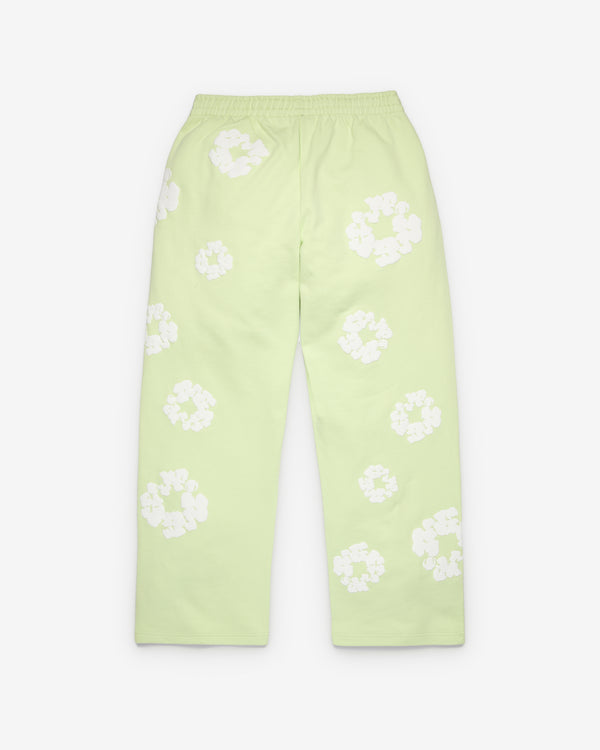 Denim Tears - Men's Cotton Wreath Open Hem Sweatpants - (Lime)