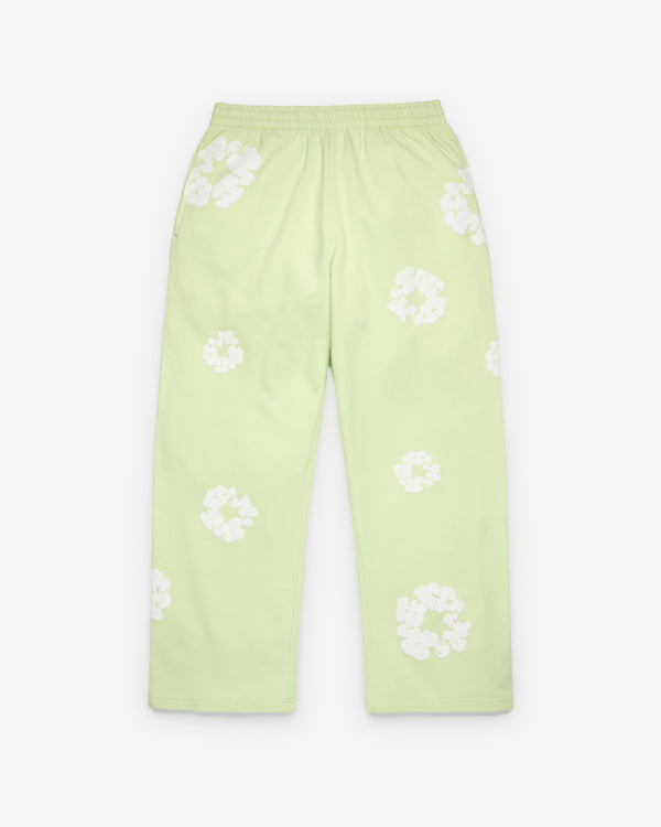 Denim Tears - Men's Cotton Wreath Open Hem Sweatpants - (Lime)
