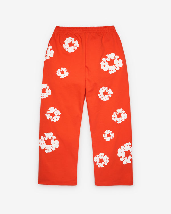 Denim Tears - Men's Cotton Wreath Open Hem Sweatpants - (Orange)