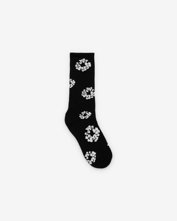 Denim Tears - Men's Cotton Wreath Socks - (Black)