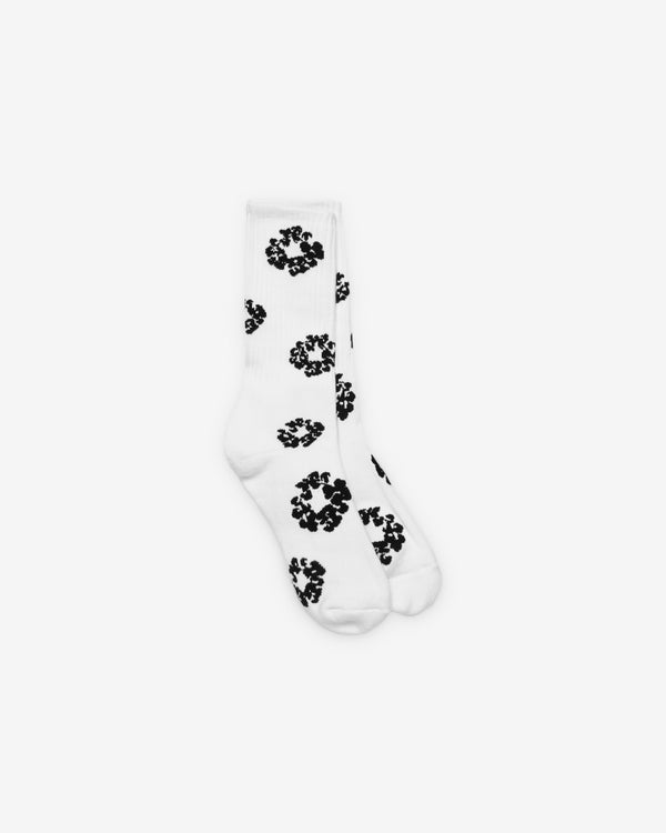 Denim Tears - Men's Cotton Wreath Socks - (White)